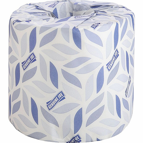 Genuine Joe® Standard Toilet Paper, 2-Ply, 400 Sheets, 96 Rolls (GJO2540096)