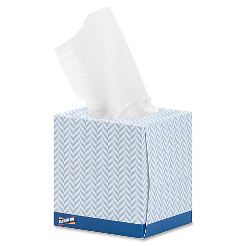 Genuine Joe Cube Box Facial Tissue 2 Ply - Interfolded - White - 85/Box - 36 / Carton (GJO26085)