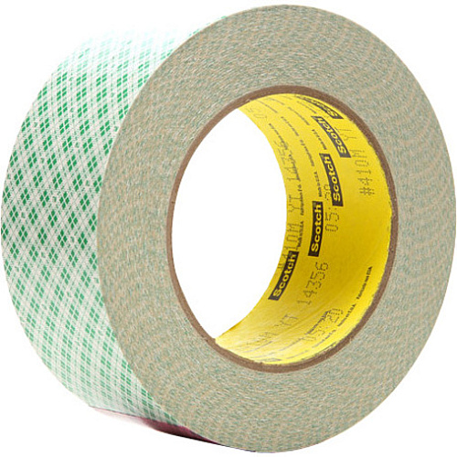 Scotch Double-Coated Paper Tape 36 yd Length x 2" Width x 6 mil Thickness - 3" Core - Natural - Kraft - Rubber Backing - Chemical Resistant, Temperature Resistant, Moisture Resistant, UV Resistant - For General Purpose, Multipurpose - 1 Roll (410M2X36)