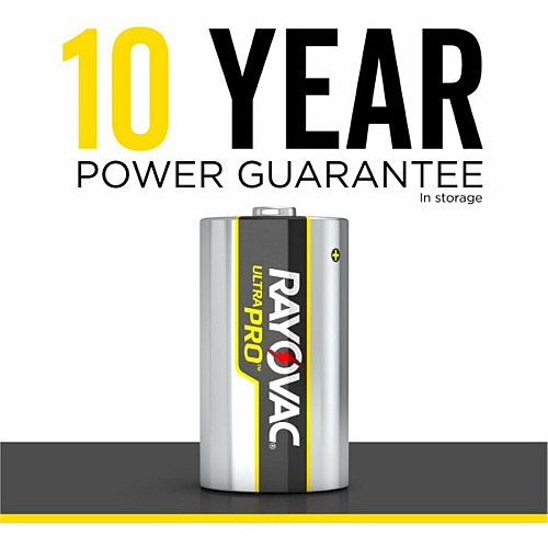 Rayovac Ultra Pro Alkaline C Batteries For Multipurpose - C - 1.5 V DC - 12 / Pack (ALC12PPJ)