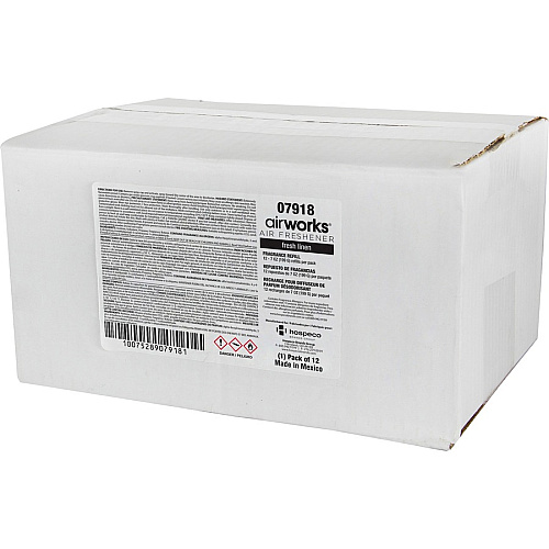 AirWorks Metered Aerosol Air Fresheners Aerosol - 6000 ft - 7 oz - Fresh Linen - 12 / Carton (07918)