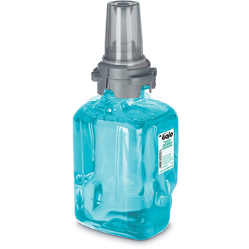 Gojo&reg; ADX-7 Dispenser Refill Botanical Foam Soap Botanical Scent - 23.67 fl oz - Pump Bottle Dispenser - Skin, Hand - Moisturizing - Emerald Green - Rich Lather, Bio-based - 4 / Carton (871604CT)
