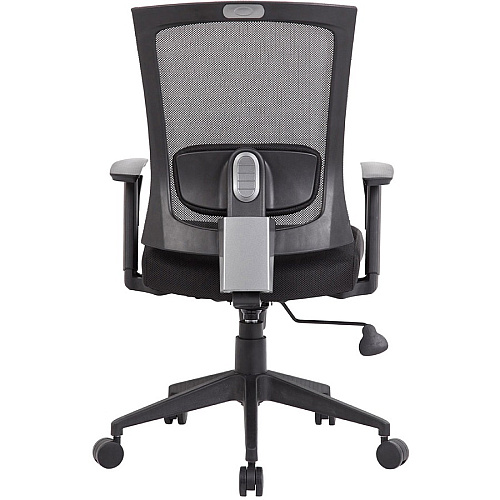 Boss B6706 Task Chair Black Seat Color - Mesh Seat Material - Black Back Color - Black Frame Color - Nylon Frame Material - 5-star Base - 1 Each (B6706BK)