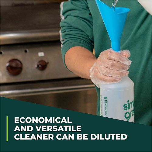 Simple Green Crystal Industrial Cleaner/Degreaser For Multipurpose - Concentrate - Liquid - 128 fl oz (4 quart) - Non-flammable, Fragrance-free, Color-free - Clear - 1 Each (19128)