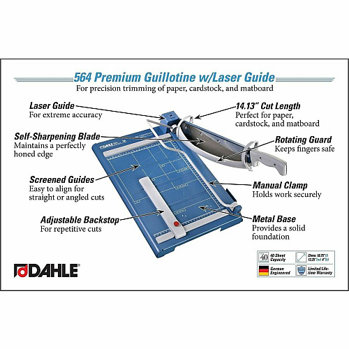 Dahle 564 Premium Guillotine Trimmer