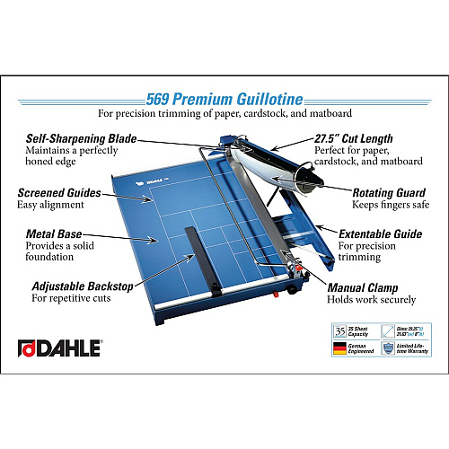 Dahle 569 Premium Guillotine Trimmer