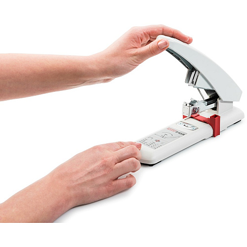 Novus B40 Heavy Duty Stapler Staples Upto 100 Sheet of 80g/m² Paper - 2.25" Throat Depth - Off White - Steel, Plastic - 1 Carton (0230056)