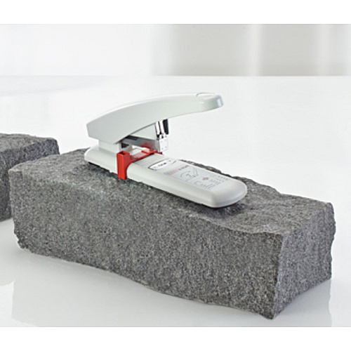 Novus B40 Heavy Duty Stapler Staples Upto 100 Sheet of 80g/m² Paper - 2.25" Throat Depth - Off White - Steel, Plastic - 1 Carton (0230056)