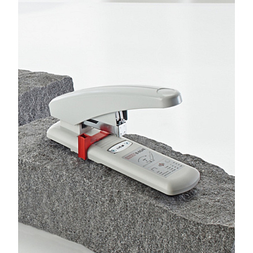 Novus B40 Heavy Duty Stapler Staples Upto 100 Sheet of 80g/m² Paper - 2.25" Throat Depth - Off White - Steel, Plastic - 1 Carton (0230056)