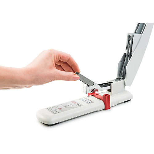 Novus B40 Heavy Duty Stapler Staples Upto 100 Sheet of 80g/m² Paper - 2.25" Throat Depth - Off White - Steel, Plastic - 1 Carton (0230056)