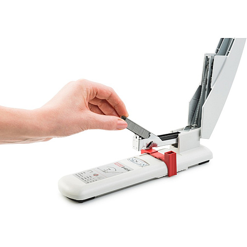 Novus B40 Heavy Duty Stapler Staples Upto 100 Sheet of 80g/m² Paper - 2.25" Throat Depth - Off White - Steel, Plastic - 1 Carton (0230056)