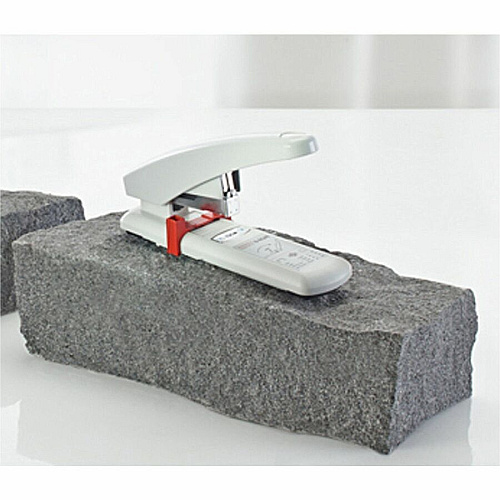Novus B40 Heavy Duty Stapler Staples Upto 100 Sheet of 80g/m² Paper - 2.25" Throat Depth - Off White - Steel, Plastic - 1 Carton (0230056)