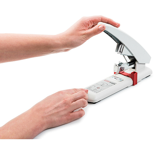 Novus B40 Heavy Duty Stapler Staples Upto 100 Sheet of 80g/m² Paper - 2.25" Throat Depth - Off White - Steel, Plastic - 1 Carton (0230056)