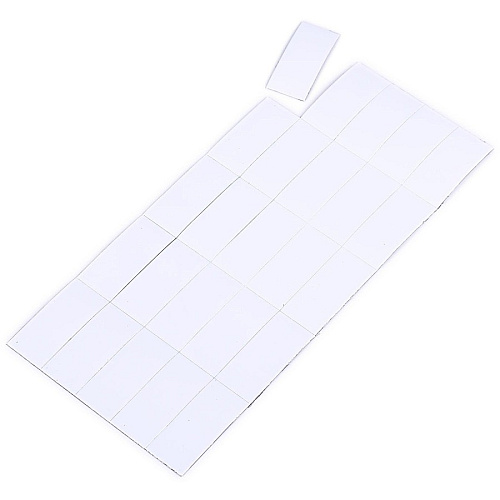 MasterVision 2" Magnetic Dry Erase Strips 0.88" Length x 2" Width - White - For Board, Color Coding - 25 / Pack (FM2418)