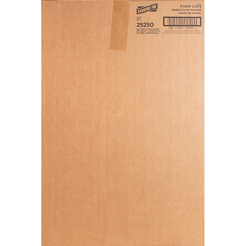 Genuine Joe 20 oz Foam Cups 20 fl oz - White - Styrofoam - Hot Drink, Cold Drink - 500 / Carton (GJO25250)