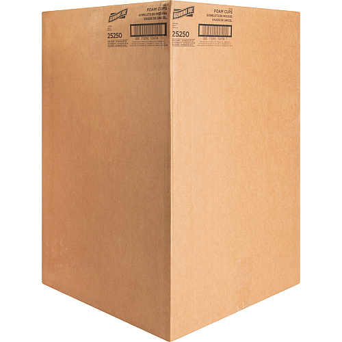 Genuine Joe 20 oz Foam Cups 20 fl oz - White - Styrofoam - Hot Drink, Cold Drink - 500 / Carton (GJO25250)