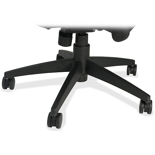 Lorell Executive High-Back Mesh Multifunction Office Chair Black Seat Color - Fabric Seat Material - Black Back Color - Steel Frame Material - 5-star Base - Black - 1 Each (LLR62105)