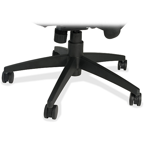 Lorell Executive High-Back Mesh Multifunction Office Chair Black Seat Color - Fabric Seat Material - Black Back Color - Steel Frame Material - 5-star Base - Black - 1 Each (LLR62105)