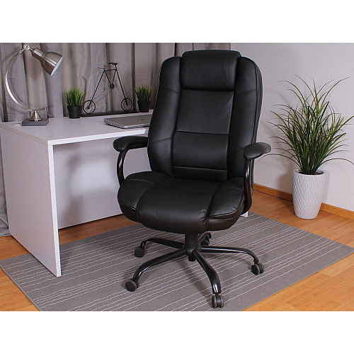 Boss Executive Chair Black Seat Color - Black Back Color - 1 Each (B992BK)
