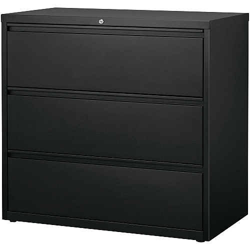 Lorell Fortress Series Lateral File 42" Width x 18.8" Depth x 40.1" Height - 3 x Drawer(s) for File - A4, Legal, Letter - Lateral - Anti-tip, Security Lock, Ball Bearing Slide, Reinforced Base, Leveling Glide, Interlocking, Hanging Rail, Magnet (LLR60405)