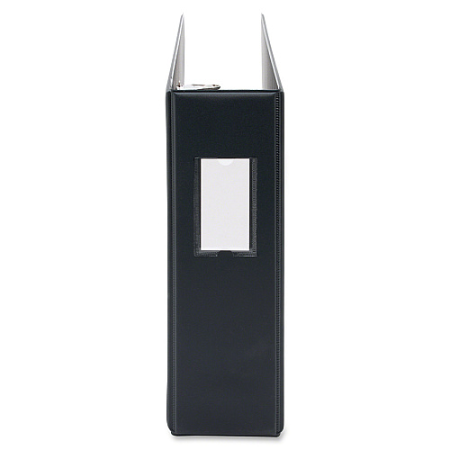 Business Source Tabloid-size Round Ring Reference Binder 3" Binder Capacity - Tabloid - 11" x 17" Sheet Size - Round Ring Fastener(s) - Black - Durable, Label Holder - 1 Each (BSN44102)