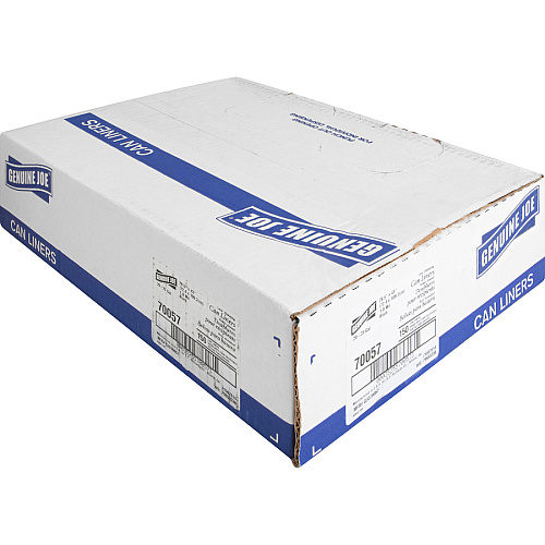 Genuine Joe Slim Jim 23-Gal Black Can Liners, 150/Carton (GJO70057)