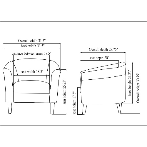 Lorell Barrel Armchair Black Seat Color - Fabric Seat Material - Black Back Color - Fabric Back Material - Four-legged Base - 1 Each (LLR82096)