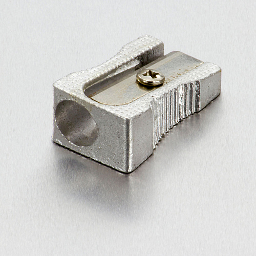 Officemate Achieva Pencil Sharpeners Handheld - Metal, Aluminum - Metallic Silver - 4 / Pack (30218)