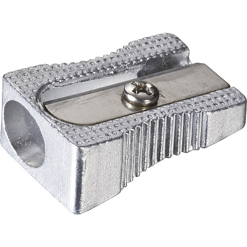 Officemate Achieva Pencil Sharpeners Handheld - Metal, Aluminum - Metallic Silver - 4 / Pack (30218)