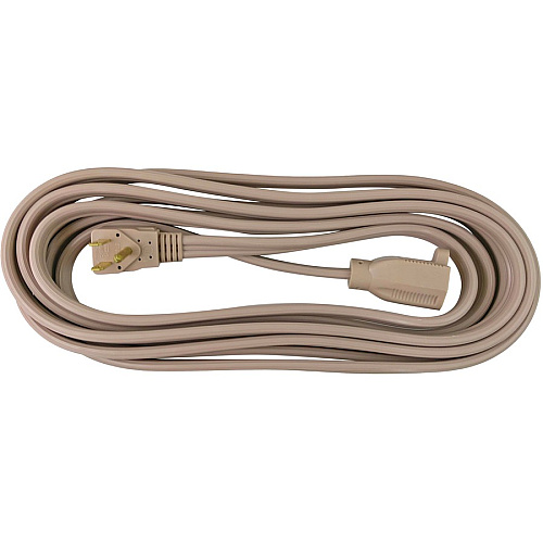 Compucessory Heavy Duty Indoor Extension Cord 14 Gauge - 125 V AC / 15 A - Beige - 15 ft Cord Length - 1 Each (25147)