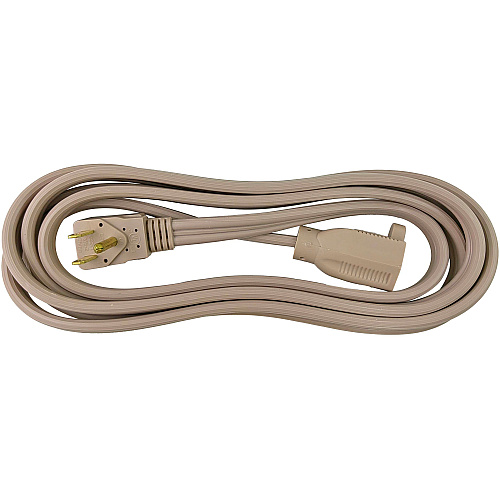 Compucessory Heavy Duty Indoor Extension Cord 14 Gauge - 125 V AC / 15 A - Beige - 9 ft Cord Length - 1 Each (25146)