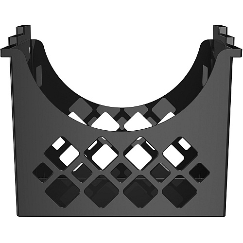 Deflecto Sustainable Office Desktop Hanging File Holder 9.63" Height x 13.25" Width x 8.50" Depth - Desktop - Sturdy - 30% Recycled - Black - 1 Each (39304)