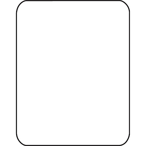 Deflecto DuoMat Multi-surface Chairmat Carpet, Hard Floor - 60" Length x 46" Width - Rectangular - Classic - Clear - 1 Each (CM23442FDUO)