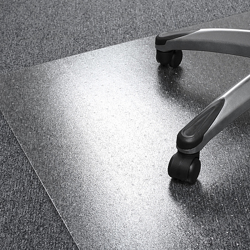 Cleartex Ultimat Ultimat&reg; XXL Polycarbonate Rectangular Chair Mat for Carpets - 60" x 118" Carpet, Home, Office - 118" Length x 60" Width x 0.090" Depth x 0.090" Thickness - Rectangular - Polycarbonate, Polyvinyl Chloride (PVC) - Clear  (1115030023ER)