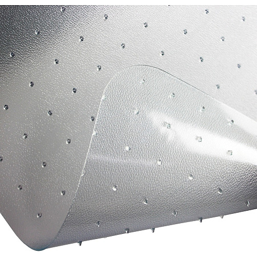 Computex&reg; Anti-Static Vinyl Rectangular Chair Mat for Carpets up to 3/8" - 48" x 60" Carpet, Electrical Equipment, Home, Office - 60" Length x 48" Width x 0.110" Depth x 0.110" Thickness - Rectangular - Polyvinyl Chloride (PVC), Vinyl - Cl (3115226EV)