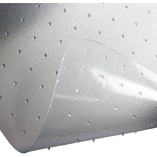 Computex&reg; Anti-Static Vinyl Rectangular Chair Mat for Carpets up to 3/8" - 48" x 60" Carpet, Electrical Equipment, Home, Office - 60" Length x 48" Width x 0.110" Depth x 0.110" Thickness - Rectangular - Polyvinyl Chloride (PVC), Vinyl - Cl (3115226EV)
