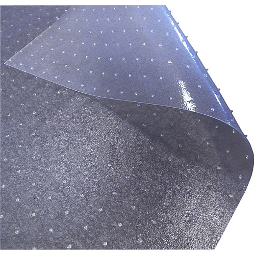 Computex&reg; Anti-Static Vinyl Rectangular Chair Mat for Carpets up to 3/8" - 48" x 60" Carpet, Electrical Equipment, Home, Office - 60" Length x 48" Width x 0.110" Depth x 0.110" Thickness - Rectangular - Polyvinyl Chloride (PVC), Vinyl - Cl (3115226EV)