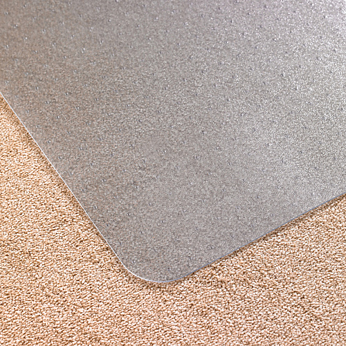 Computex&reg; Anti-Static Vinyl Rectangular Chair Mat for Carpets up to 3/8" - 48" x 60" Carpet, Electrical Equipment, Home, Office - 60" Length x 48" Width x 0.110" Depth x 0.110" Thickness - Rectangular - Polyvinyl Chloride (PVC), Vinyl - Cl (3115226EV)