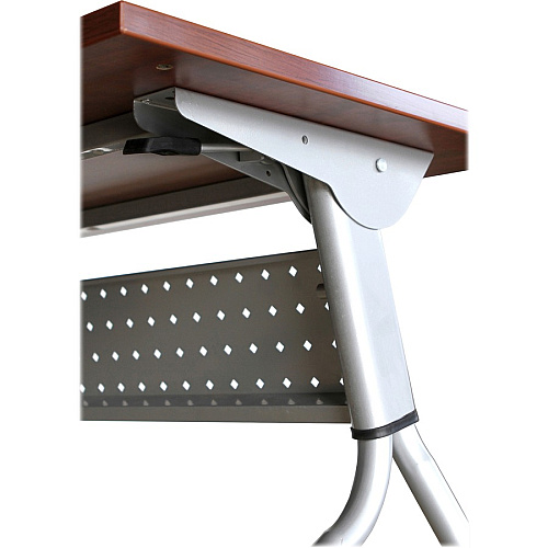 Lorell Flip Top Training Table Rectangle Top - Four Leg Base - 4 Legs - 23.60" Table Top Width x 60" Table Top Depth - 29.50" Height x 59" Width x 23.63" Depth - Training - Cherry - Nylon - Melamine Top Material - 1 Each (LLR60720)