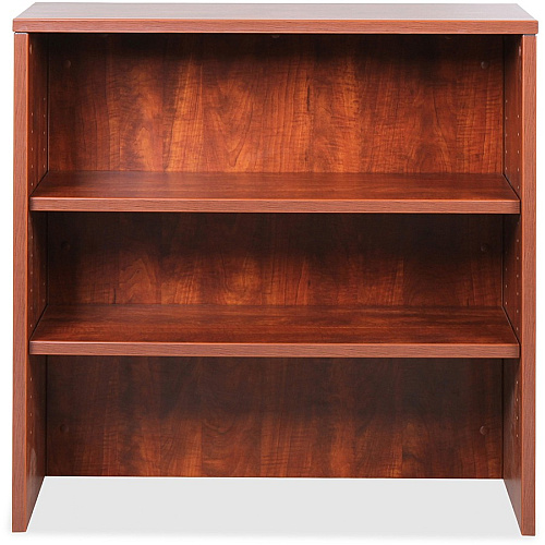 Lorell Essentials Series Stack-on Bookshelf 36" Width x 15" Depth x 36" Height - 2 x Shelf(ves) - Lockable - Cherry, Laminate - MFC, Polyvinyl Chloride (PVC) - Assembly Required (LLR69613)