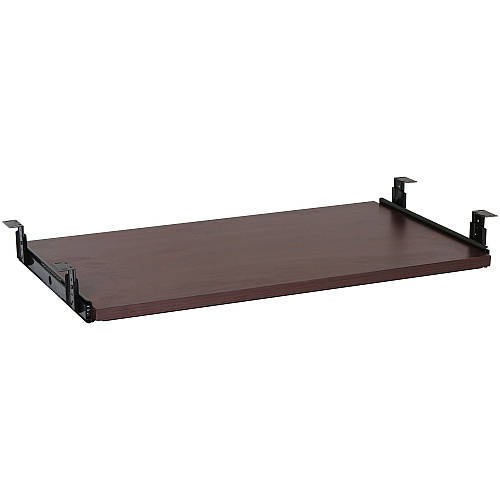Lorell Universal Keyboard Tray 25.6" Width x 15.1" Depth - Mahogany - 1 Each (LLR87523)