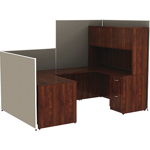 Lorell Panel System Partition Fabric Panel 36.4" Width x 60" Height - Steel Frame - Gray - 1 Each (LLR90257)