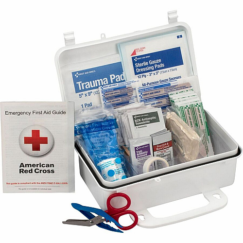 Pac-Kit Safety Equipment 10-person First Aid Kit 10 x Individual(s) - 4.5" Height x 7.5" Width x 2.8" Depth - Plastic Case - 1 Kit (6060)