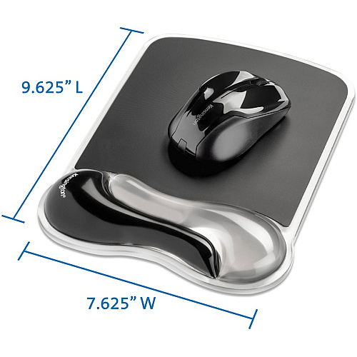 Kensington Duo Gel Mouse Wrist Rest Wave 1 Each (62399)