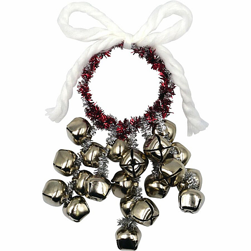 Creativity Street Silver Jingle Bells Craft Project, Decoration - 72 Piece(s) - 0.59" Height x 6" Length - Silver - 72 / Bag (3114)