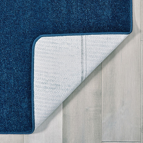 Carpets for Kids&reg; Solid Color Mt. St. Helens 6'x9' Rug Kids - 72" Length x 108" Width - Rectangle - Blueberry - 1 Each (2100405)