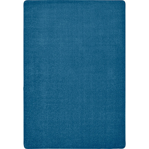 Carpets for Kids&reg; Solid Color Mt. St. Helens 6'x9' Rug Kids - 72" Length x 108" Width - Rectangle - Marine Blue - 1 Each (2100407)