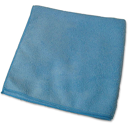 Genuine Joe General Purpose Microfiber Cloth For Multipurpose - Cloth - 16" Length x 16" Width - Chemical Resistant, Oil-free, Lint-free, Non-scratching - Blue - 12 / Bag (GJO39506)
