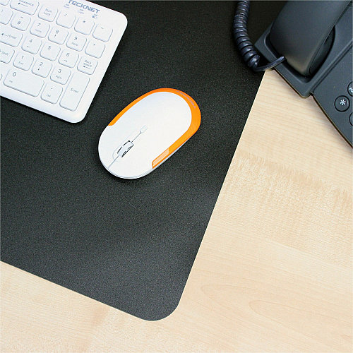 Lorell Desk Pad Rectangular - 36" Width x 20" Depth - Black (LLR39654)