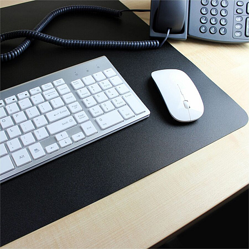 Lorell Desk Pad Rectangular - 36" Width x 20" Depth - Black (LLR39654)